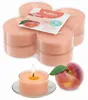 Bolsius Maxi-Teelichter orange 8h True Scents Pfirsich 8er Produktbild-Vorschau 4