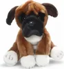 A plush toy boxer dog sitting on a white background. Náhľad obrázku produktu