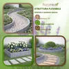 Floranica Bordo Giardino Flessibile  40 x 200 cm Grigio Anteprima dell’immagine prodotto 5