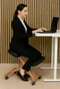 Klekačka ergonomická černá do kanceláře, kosmetického a SPA Náhled obrázku produktu 12