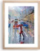 Gerahmtes Poster - Rahmen in heller Eiche - Acryl Stadt Produktbild-Vorschau 1