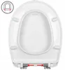 WC Sitz - Toilettensitz - für Koło Nova Top - Weiß - 45 Cm Produktbild-Vorschau 10