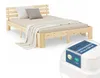 Homestyle4u Massivholzbett 180x200 mit Lattenrost mit Produktbild-Vorschau 1