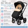 Baby-Joy® Fußsack KAI XL 105cm Wolle Winterfußsack Produktbild-Vorschau 2