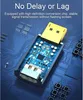 A close-up view of a USB adapter with a blue circuit board background. Produktbild-Vorschau