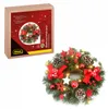 Idena Deko Weihnachtskranz 10 LED 6h Timer Ø30cm Produktbild-Vorschau 1
