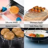 Jayseuw 12 pezzi friggitrice ad aria calda set di accessori Anteprima dell’immagine prodotto 6