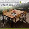 Juskys Akazienholz Gartengarnitur Rhodos - Tisch, 4 Stühle Produktbild-Vorschau 7