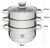 Garnek do Gotowania na Parze Parowar 3.8L Stal Nierdzewna Podgląd zdjęcia produktu 5