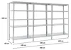 Mega Deal | 3x Schwerlastregal Ares | HxBxT 180x100x60cm | Produktbild-Vorschau 2