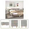 The Living Store Nachttische 2 Stk. Betongrau 40x35x47,5 cm Produktbild-Vorschau 8