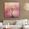 MuchoWow® - Leinwandbilder - Baum - Rosa - Gold - Modern, Produktbild-Vorschau 5