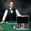Coffret complet de poker, comprenant 200 jetons, un jeu de Voir les images du produit 4