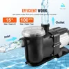 Pompa per piscine fuori terra SucceBuy, 1,5 HP, 100 GPM di Anteprima dell’immagine prodotto 5