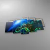 Bild auf Leinwand - Leinwandbild - Nacht raum welt ansicht Produktbild-Vorschau 2