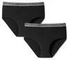 Schiesser Damen 2 er Pack Periodenpanty Gr. 42/44  schwarz Produktbild-Vorschau 6