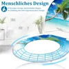 UISEBRT Toilettendeckel Absenkautomatik WC Sitz Klobrille Produktbild-Vorschau 3