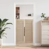 vidaXL Porte d'armoire 2 pièces Naturel 110 x 2,1 x 39,5 cm Voir les images du produit 3