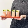 Salz-shotglazen, set van 4, met houten standaard. Productafbeelding-voorbeeld 5