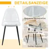 Transparente Esszimmerstühle 4er Set moderne Produktbild-Vorschau 6
