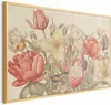 Posterpapier Poster - Flower Bouquet on a Cream Background Produktbild-Vorschau 1
