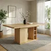 MODFU Esstisch mit Ausziehbarer Tischplatte,140/180×80×75 Produktbild-Vorschau 4
