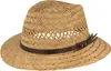 Luftiger leichter Kinder Strohhut Traveller Hut aus 100% Stroh mit Kunstleder-Garnitur von Hut-Breiter in beige Náhled obrázku produktu