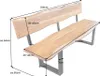 riess-ambiente Massivholz Sitzbank MAMMUT 160cm natur Produktbild-Vorschau 7