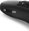 A close-up view of a black wireless presenter with an ON/OFF switch and buttons. Voir les images du produit
