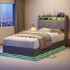 Lit UnboxG 90x200 cm avec coffre de rangement, système Voir les images du produit 1