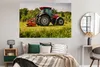 MuchoWow® Poster Traktor - Rot - Natur - Grün - Landleben Produktbild-Vorschau 4