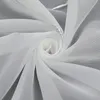 A close-up, swirled view of white sheer fabric with a subtle silver triangular pattern. Produktbild-Vorschau