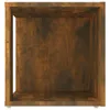 vidaXL Table d'appoint chêne fumé 33x33x34,5 cm Bois Voir les images du produit 12