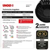Produktinformationsblatt für den Luftreiniger Unold LUFTREINIGER ALPHA mit Spezifikationen, Funktion Voir les images du produit