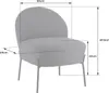 Fauteuil en tissu bouclette écru HELMI Voir les images du produit 7