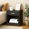 FCH Comodino, con cassetti Tavolino Comodino, 39 x 28 x 41 Anteprima dell’immagine prodotto 6