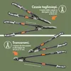 VonHaus Set Cesoie Potatura Set di 3 – Troncarami Anteprima dell’immagine prodotto 3