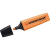 A single orange highlighter pen with its cap off, lying on a white background. Anteprima dell’immagine prodotto