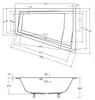 Baignoire d'angle 180x125 gauche avec revêtement en Voir les images du produit 7