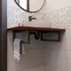 Nástěnný držák QLS 40x15 cm pro umyvadlo na desku Podpěra Náhled obrázku produktu 7