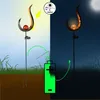 Gartenstecker Solar "Flame" aus Eisen mit roter Glaskugel Produktbild-Vorschau 4