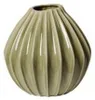 Broste Copenhagen Wide Vase L Dry sage 30cm Produktbild-Vorschau 2
