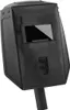 A black welding mask with a tinted visor, shown from the front and slightly angled. Produktbild-Vorschau