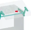 Diagram showing the installation of a lift-o-mat gas spring mechanism. Produktbild-Vorschau