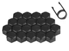 Tappi a vite 19 mm, neri, 20 pz. Anteprima dell’immagine prodotto 1