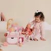 Baby Nurse Puppenwiege mit Himmel Produktbild-Vorschau 7