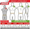 RDX Weight Lifting Belt Leather 4 "a 6", 10 nastaviteľné Náhľad obrázku produktu 2