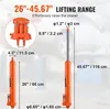 SucceBuy Hydraulický zvedák s dlouhým pístem, 8tunovým Náhled obrázku produktu 3