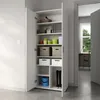 Armoire multi-usages de 75 cm de large avec étagères Voir les images du produit 3