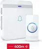 SAVS Funk-Türklingel mit 1 Empfänger - Weiß - Reichweite Produktbild-Vorschau 1